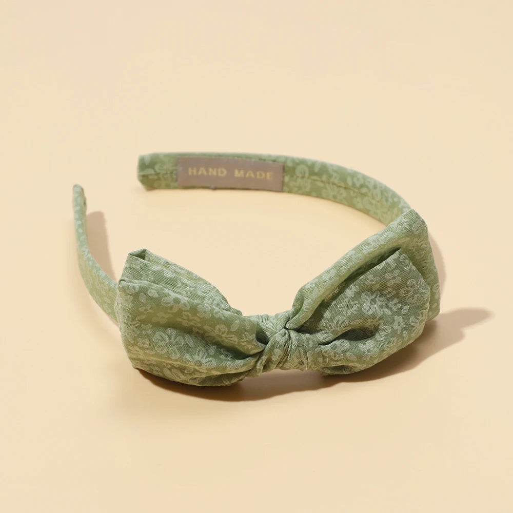 Kids Printed Bow Headband