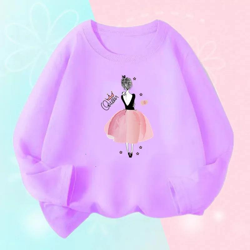 Girls Long Sleeve Graphic Tee