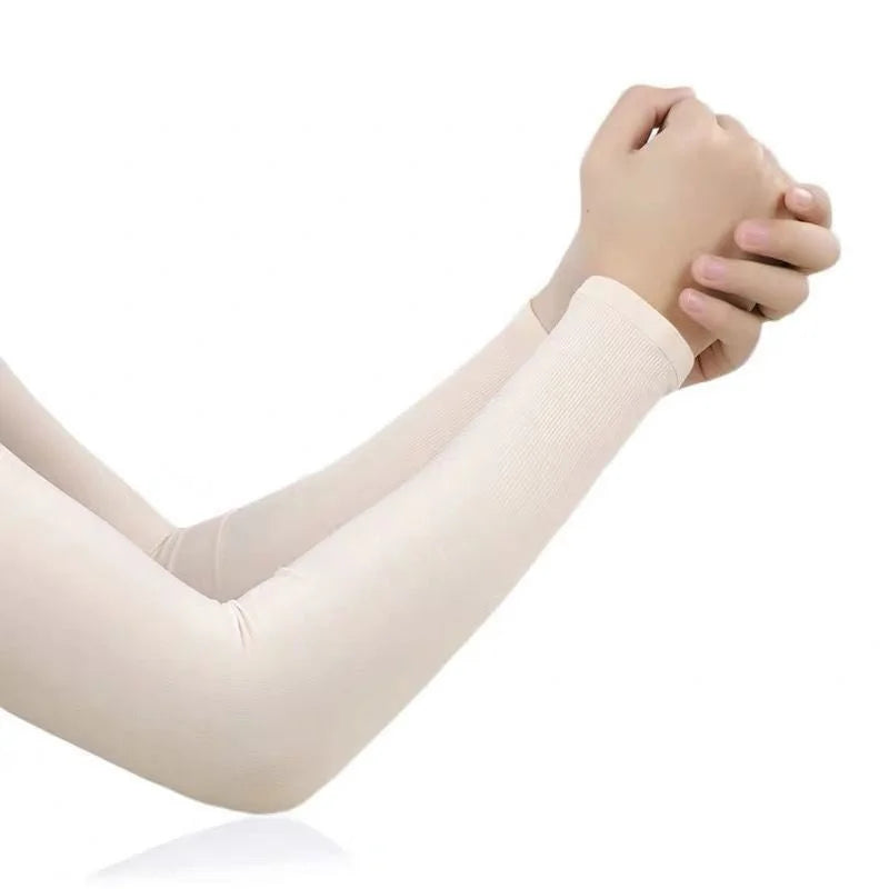 Sommer Dünne Lange Handschuhe Eis Seide Ärmeln Outdoor Aktivitäten Sonnenschutz Fahren Reiten Meer Reise UV Schutz Sonnencreme