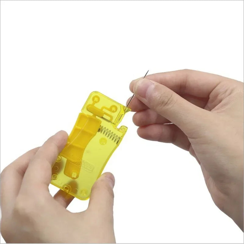 DIY Stich Einsetzen Werkzeug Nähen Handwerk Kit Für Erwachsene Alte Kinder Hausfrau Automatische Nadel Einfädler Einfache Einfädler Nadel