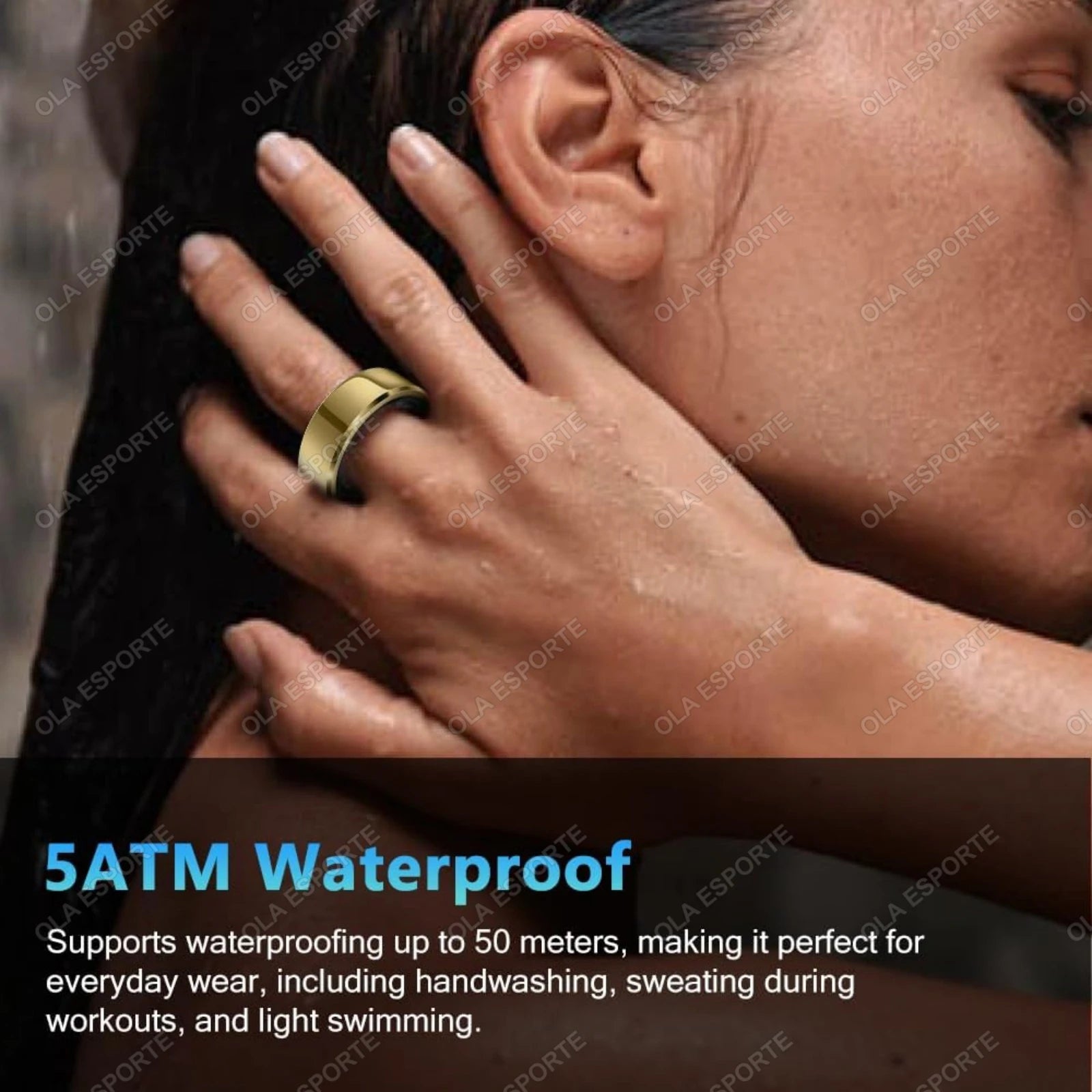 2025 Smart Ring Blutdruck Herzfrequenz Schlafüberwachung Smartring IP68 & 5ATM Wasserdichter Multisportmodus Smartring Mann Frauen