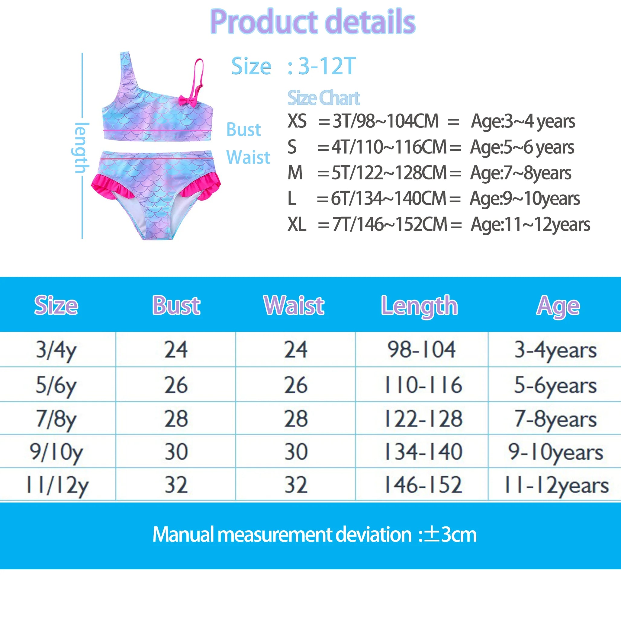 Bluey & Bingo Girls Bikini Set