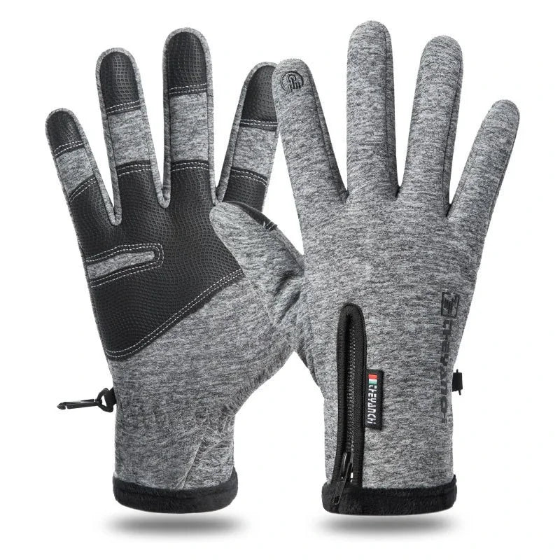 Winterhandschuhe -40 ℃   Wasserdichte Thermo-Touchscreen-Thermo-Winddichte warme Handschuhe für kaltes Laufen, Reiten, Sport, Wandern, Skifahren