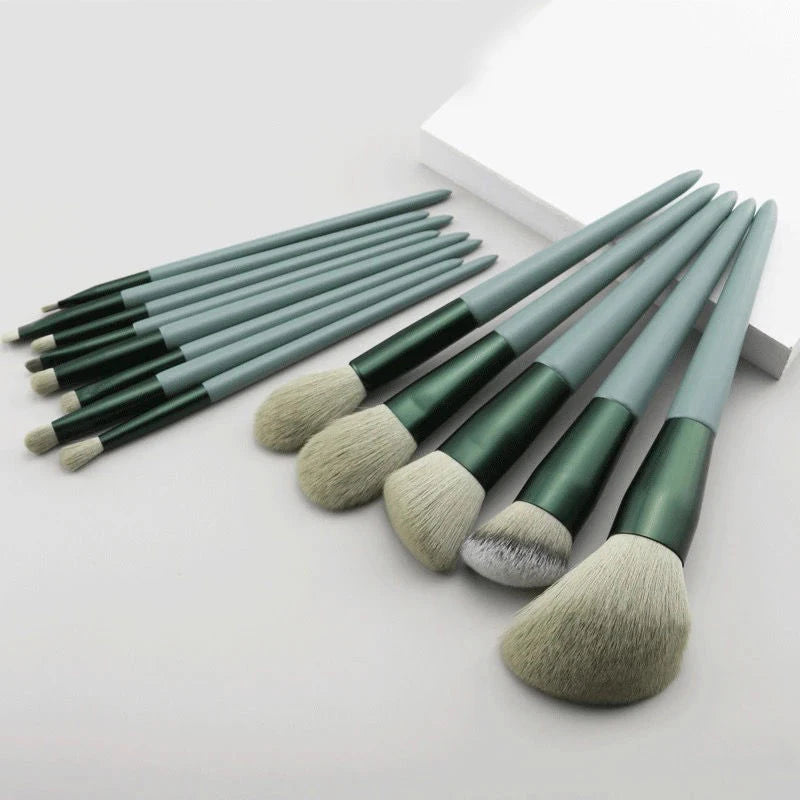 13-teiliges Make-up-Pinsel-Set für Lidschatten, Foundation, Damen, Kosmetikpinsel, Lidschatten, Rouge, Schönheit, weiche Make-up-Werkzeugtasche