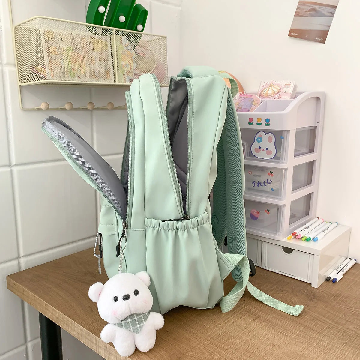 Trendy Waterproof School Backpack