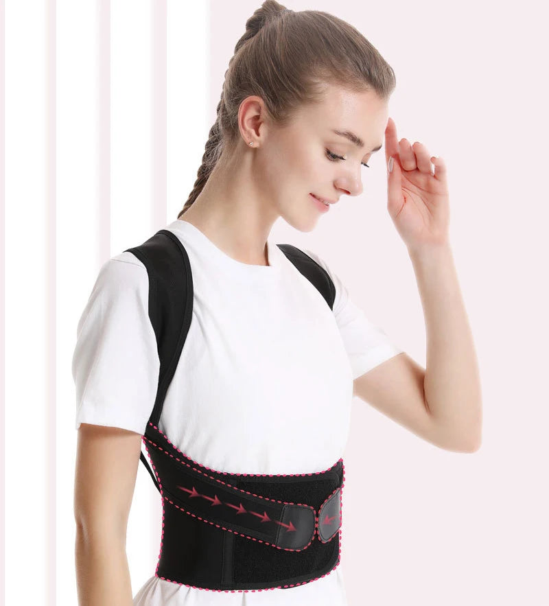 Neue Erwachsene Haltung Corrector Gürtel Atmungsaktive Zurück Korrektur Strap Frauen Männer Zurück Unterstützung Sitzen Position Korrektur Werkzeug