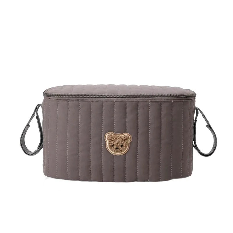 Mom Bags Korea Cute Bear Portable Multifunctional Stroller Diaper Bag Soft Maternity Storage Bags Baby Diaper Bag