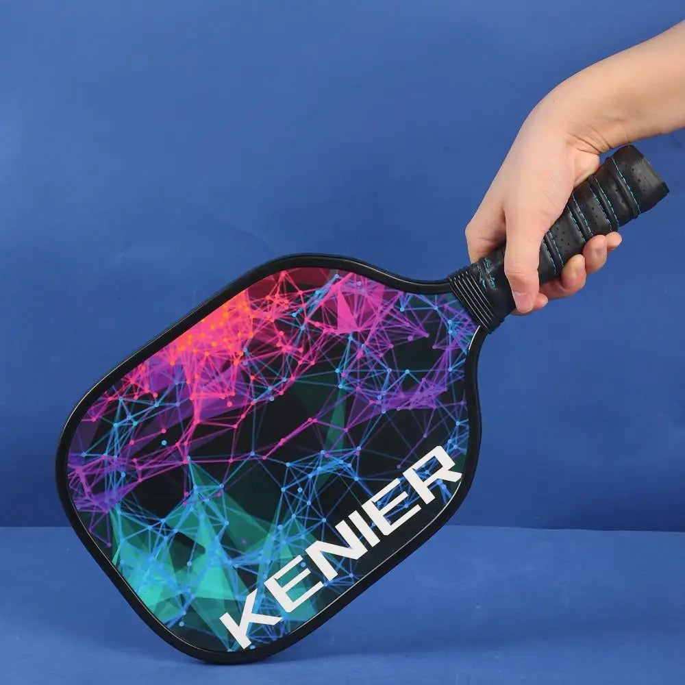 Stoßfestes Pickleball-Paddel-Set, rutschfester Griff mit 2 Schlägern und 4 Pickleballs, Schläger-Set, hohe Belastbarkeit