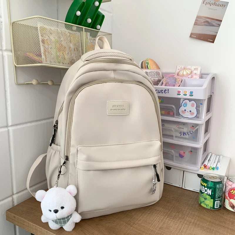 Trendy Waterproof School Backpack