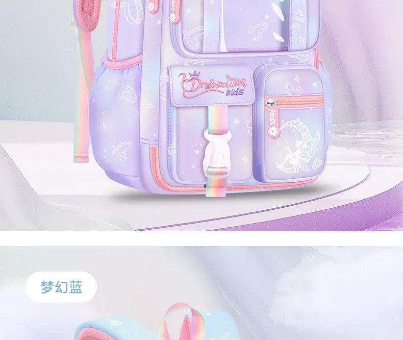 Pink Princess School Backpack