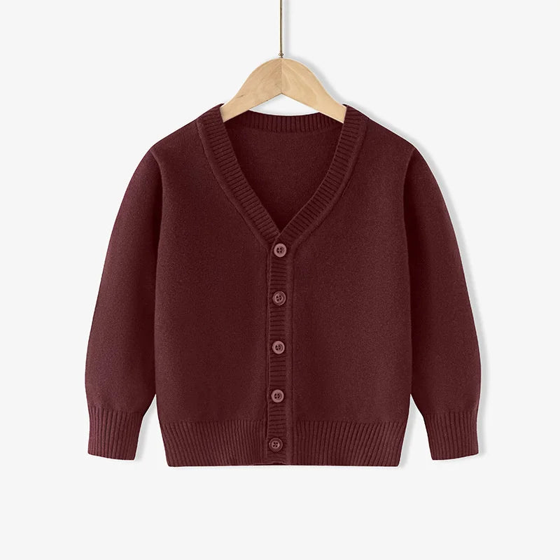 Winter Jungen Strick pullover große Kinder Kleidung Herbst Kinder Baumwolle Pullover Teen feste Strickwaren Mäntel 2-12 Jahre