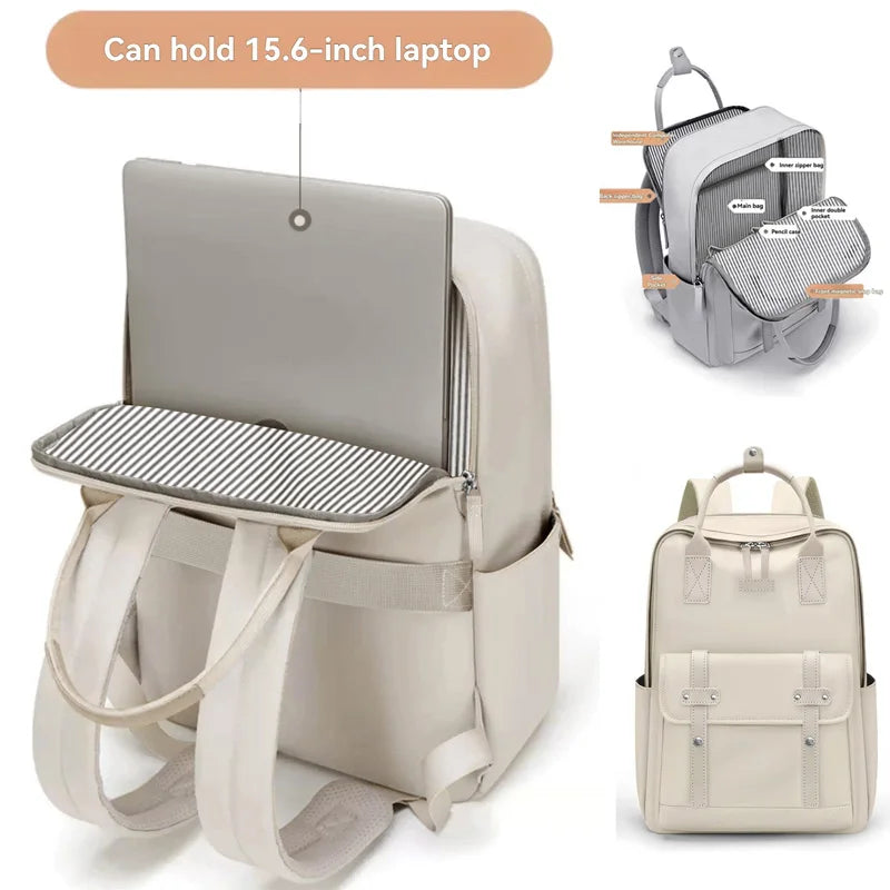 Mama-Tasche in tragbaren High-End-Mutter- und Babytasche, Mama-Tasche, Damen-Rucksack, leichter Reiserucksack