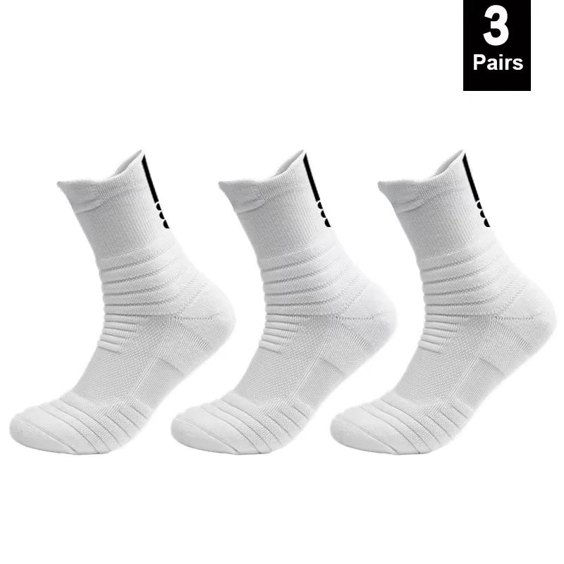 1/3 Pairs Anti-slip Fußball Socken Männer Baumwolle Socke Kurze Lange Röhre Fußball Basketball Sport Socken Atmungsaktive Deodorous socke 39-45