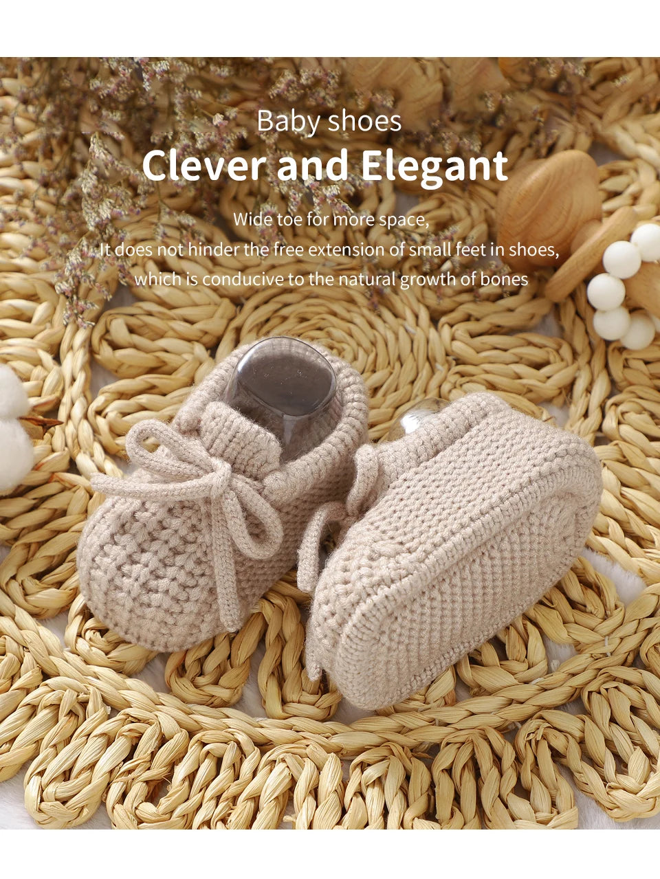 Baby Schuhe Gestrickte Neugeborenen Bett Schuhe 0-18M Warme Kleidung Zubehör Infant Jungen Mädchen Erste Stiefel Fashion Solid kleinkind Kind