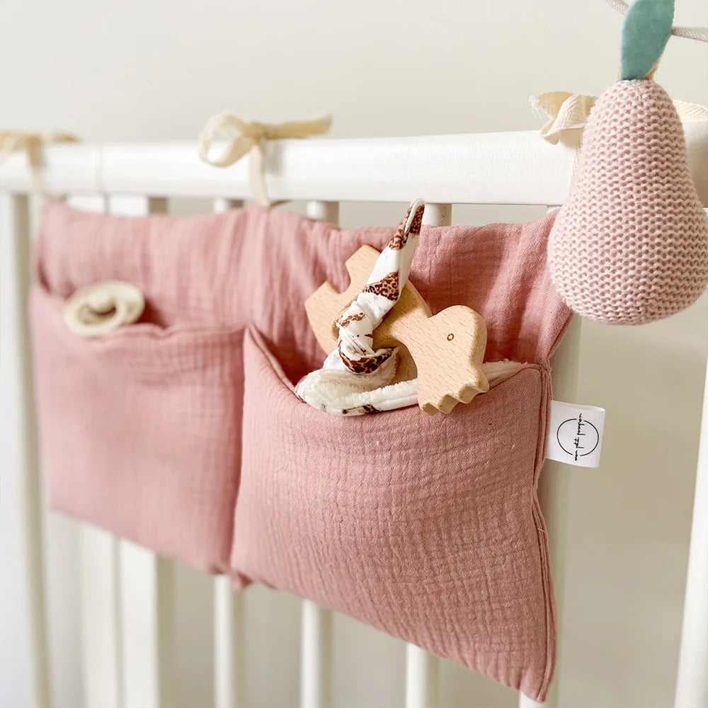 Baby Stuff Organizer Nursery Storage Bag Multifunctional Newborn Bed Bag for Children's Bedding Diaper Bag Stroller Organizer