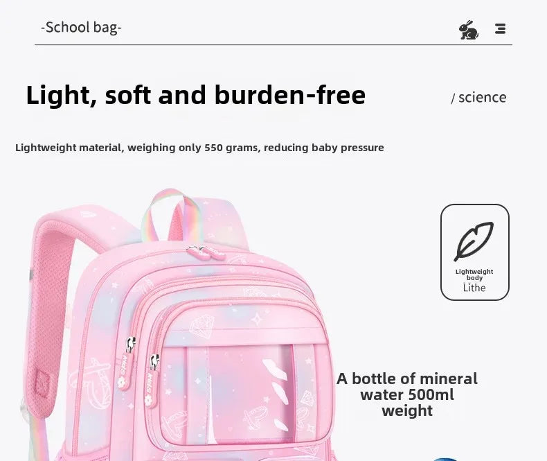 Pink Princess School Backpack