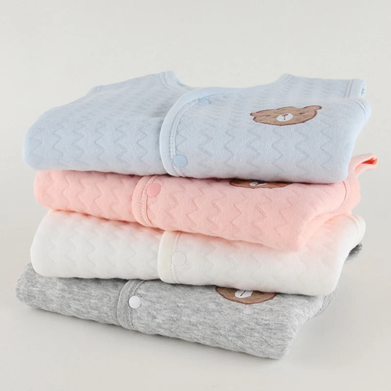 Baumwolle Neugeborenen Baby Weste Herbst und Winter Mädchen Weste Jacke Warme Weiche Kinder Weste Cartoon Kinder Kleidung 0-24 monate