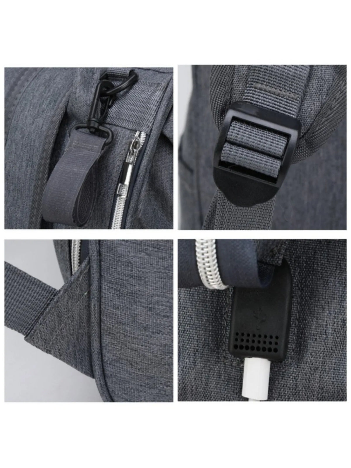Mama Diaper Bags Baby Stroller Hanging Bag Mother Large Capacity Diaper Backpacks with Changing Mat Practical Baby Nursing Bags