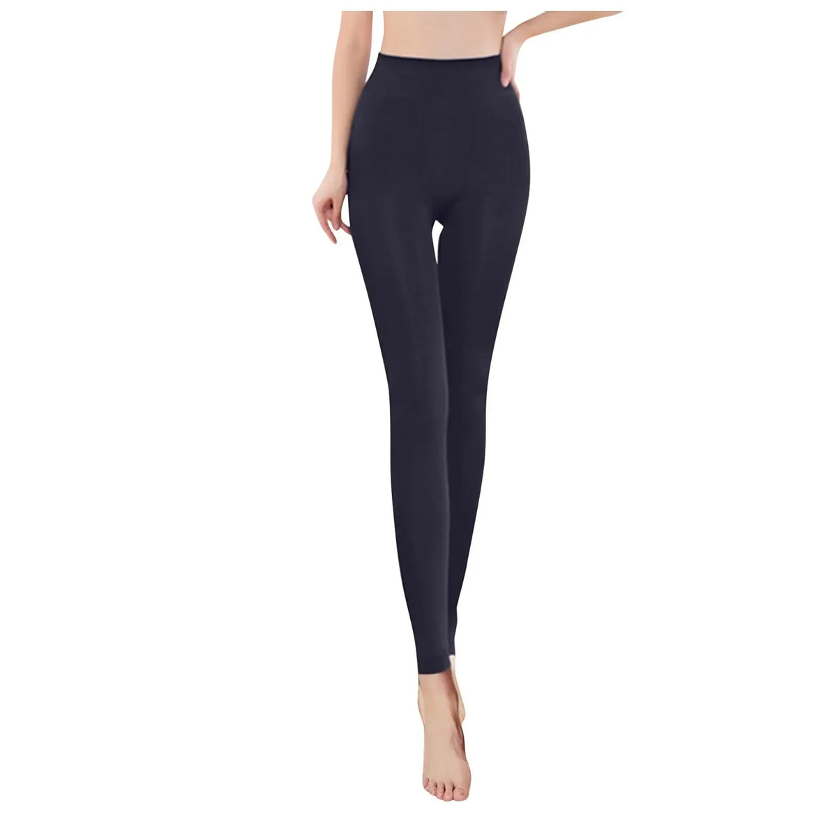 Thermo-Winterstrumpfhose für Damen, mit Fleece gefüttert, durchsichtige Samtstrumpfhose, dicke warme Leggings mit Plüsch-Innenschicht