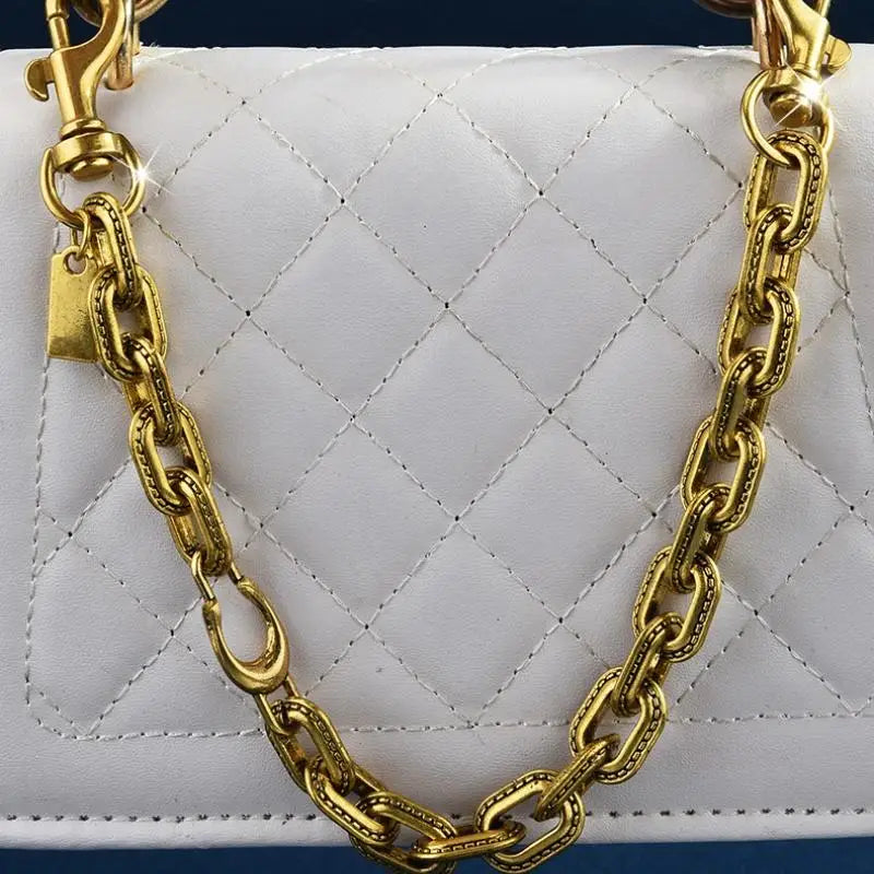 Ästhetische Taschenkette Y2K Luxus Mode Metall Taschenanhänger Trendige Handtaschendekoration für Frauen Mädchen ParqueCC88