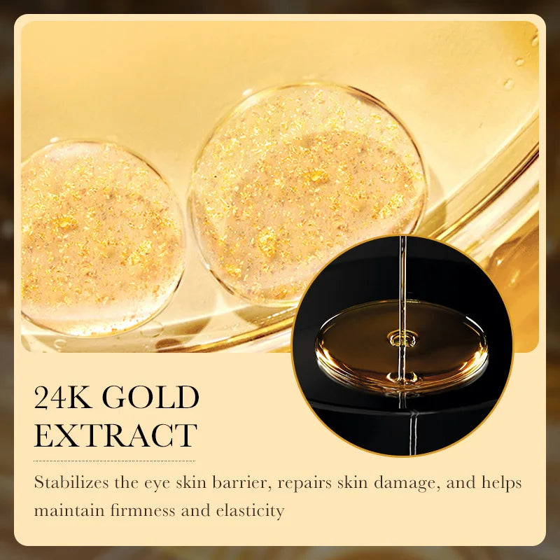 24k Gold Hyaluronsäure Augencreme Anti Augenringe Tränensäcke Straffende Feuchtigkeitsspendende Augen Hautpflege Produkte