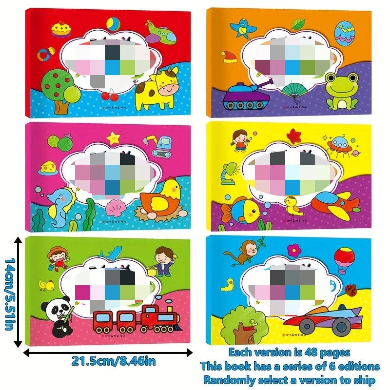 Malbuch für Kinder – Doodle-Zeichenbuch, Geburtstags- und Feiertagsgeschenk, Zeichen- und Malbuch der Einstiegsstufe für Kinder, chinesische Version