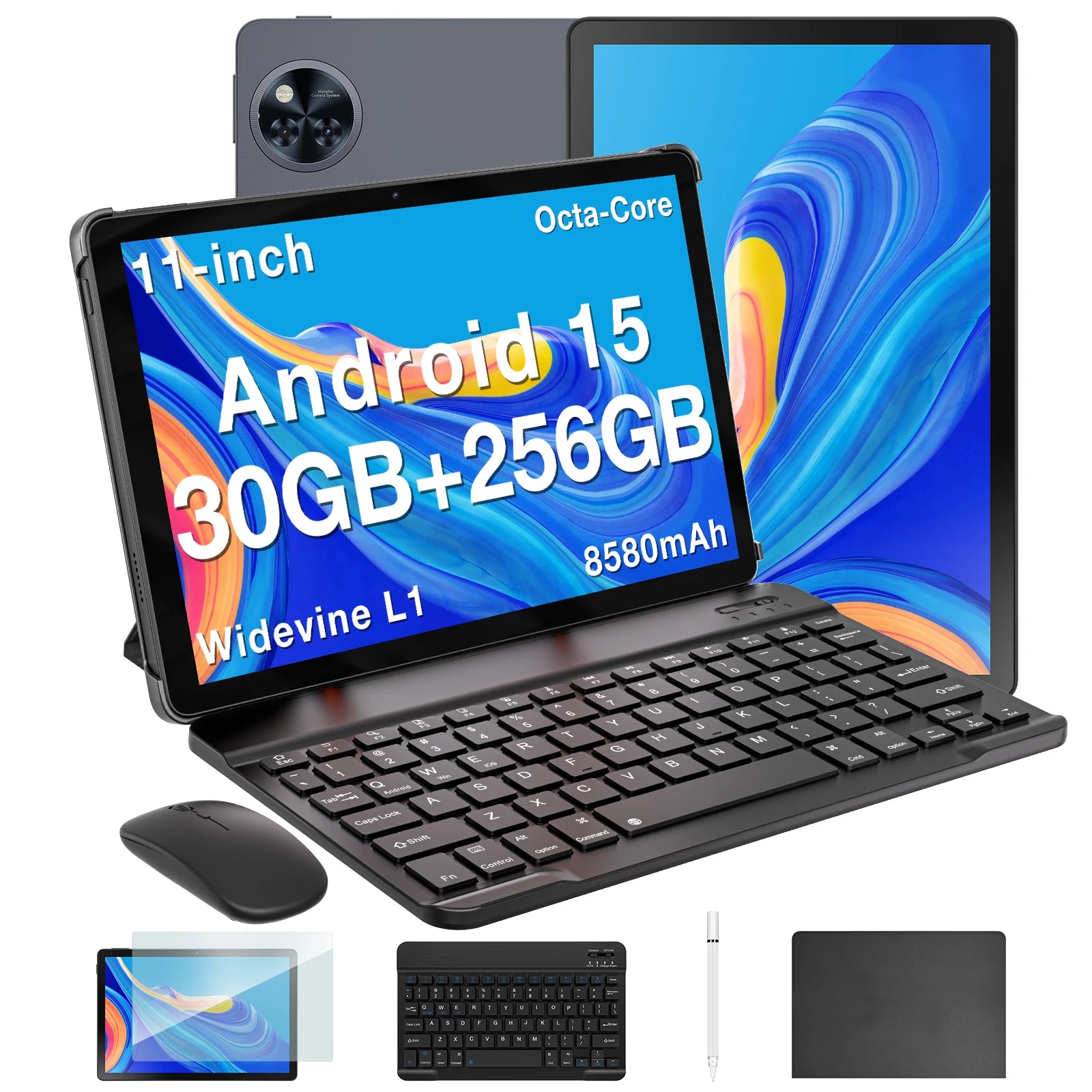 Globale Version DOOGEE U11 Pro Android 16 Tablet-PC 11 Zoll Ultra-Clear 90Hz Display 30GB(6 + 24) 256GB mAh Akku Tablet
