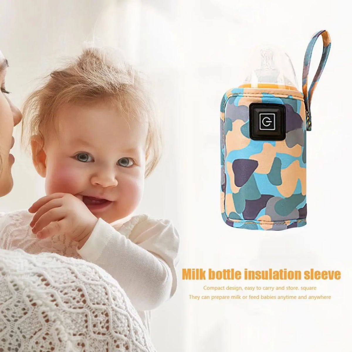 USB Milch Wasser Wärmer Reise Kinderwagen Isolierte Tasche Baby Still Flasche Heizung Sichere Kinder Liefert für Outdoor Winter