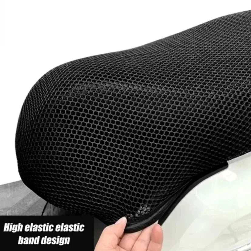 Sommer Cool 3D Mesh Motorrad Sitzbezug Atmungsaktive Roller Sitzbezüge Kissen Anti-Rutsch-bezug Grid Schutz pad