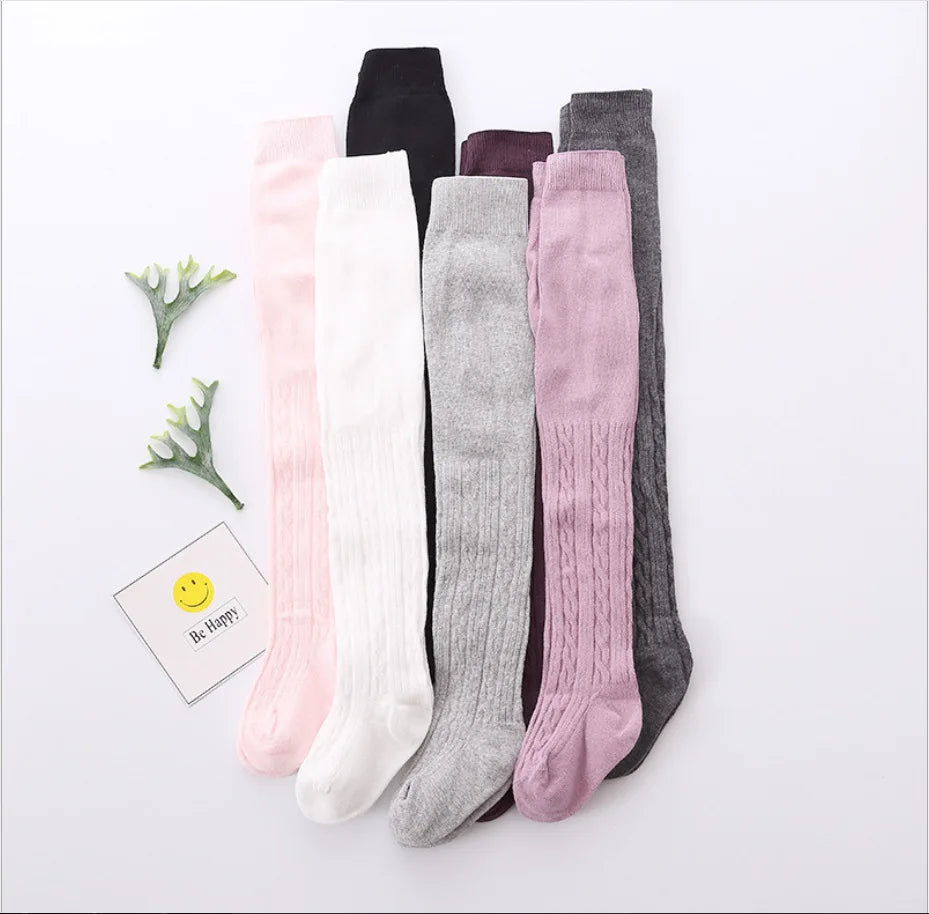 Nette Baby Mädchen Stricken Strumpfhosen Frühling Herbst Winter Kleinkind Baumwolle Strumpf Atmungsaktive Strumpfhosen Für 0-8Years Jungen Mädchen