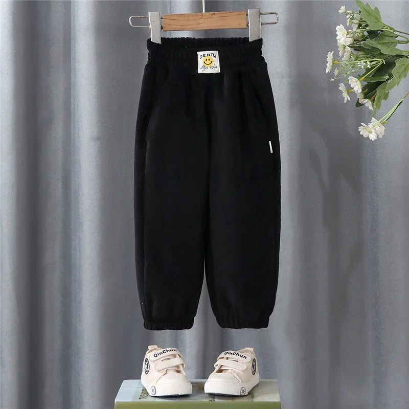 Winter Jungen warme Hosen große Kinder dick plus Samthose Kinder gepolsterte Baumwolle lange Hosen Herbst Teen lässige Cordhose