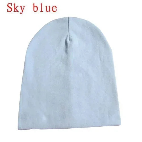 6M-3Y Baby Strickmütze und Schal Set Einfarbig Baumwolle Hip-Hop Beanie Warme Kleinkind-Mütze für Jungen Mädchen Frühling Herbst Winter