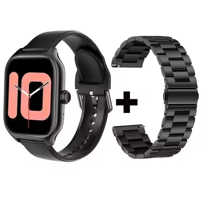 Smart Watch für Android IOS Uhren 1,83 Zoll HD Display Bluetooth Anruf Nachricht Alarm Musik Sport Modus Smartwatch Männer Frauen Geschenk