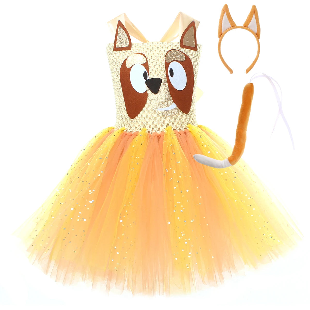 Bluey & Bingo Halloween Costume Dress