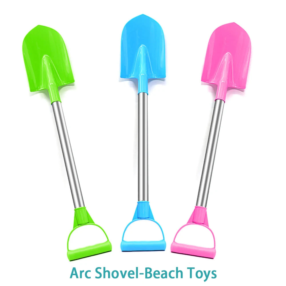 Kinder Strand Schaufel 56 cm Edelstahl Spitze Schaufel Spielzeug Sand Schnee Verdickt Spielen Haus Strand Schaufel Outdoor Spielzeug Kinder geschenk