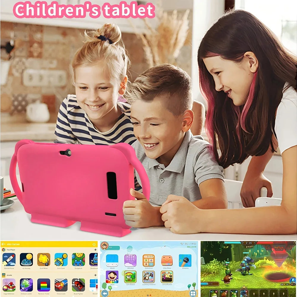 2025 Neues 5G WIFI 7-Zoll-Kindertablett 4 GB + 64 GB ROM Zeichnen und Lernen Tragbares Mini-Tablet Quad Core Dual-Kameras 4000 mAh