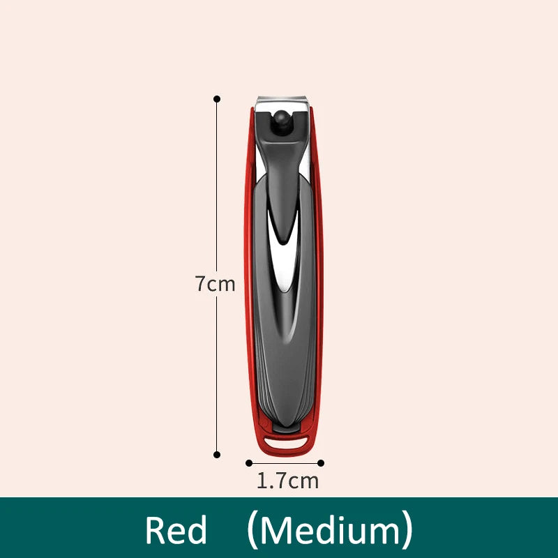 Colorful Nail Clippers, Splash-Proof, Nail Cutter, Detachable Design, Fingernail Clippers, Stainless Steel, Manicure Nail Tool