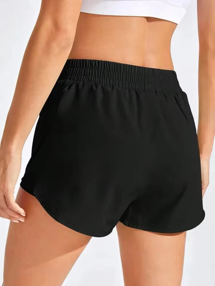 Women's Yoga Shorts Fitness Elastic Running Workout Short Leggings for Women Gym Sports Shorts Fitness Sportswear
