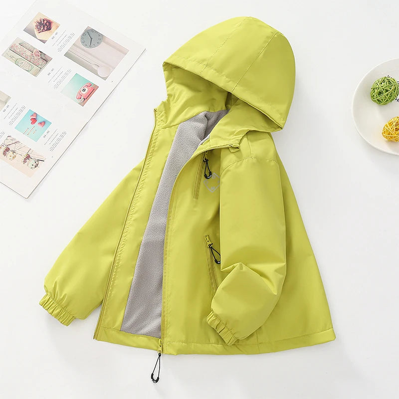 Herbst Winter Teen Jungen Jacke Dicke Fleece Winddicht Warme Kapuze Sport Mantel Für 4-14 Jahre Kinder Kleidung Kinder oberbekleidung Top