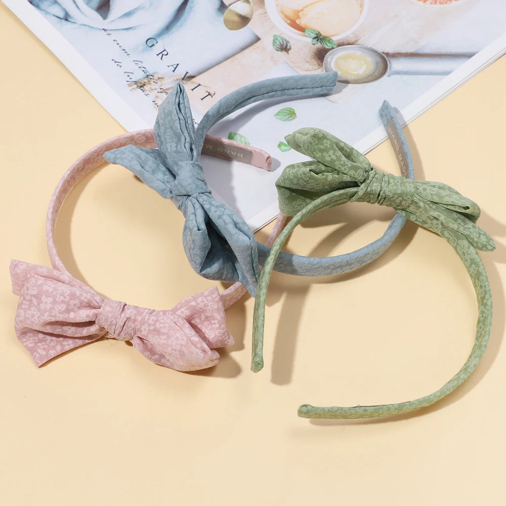 Kids Printed Bow Headband