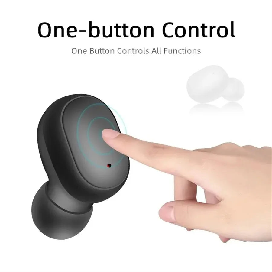 TWS A6S Headset Drahtlose Kopfhörer Bluetooth Kopfhörer Sport LED Display Touch Stereo Fone Bluetooth Ohrhörer für Xiaomi Huawei