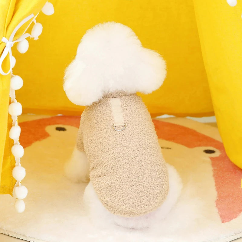 Winter Warmer Hundepullover für kleine Hunde Plüsch Hundekleidung Weicher Welpenmantel Jacke Chihuahua Teddy Welpenkleidung Hundebedarf