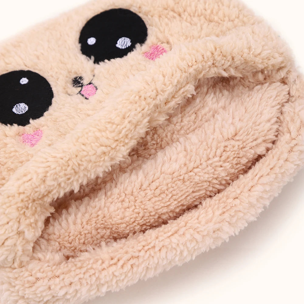 Coole gute Qualität warme weiche Kinder Mützen Mütze Herbst Winter Kleinkind Kinder süße Panda Mütze Hut für Jungen Mädchen