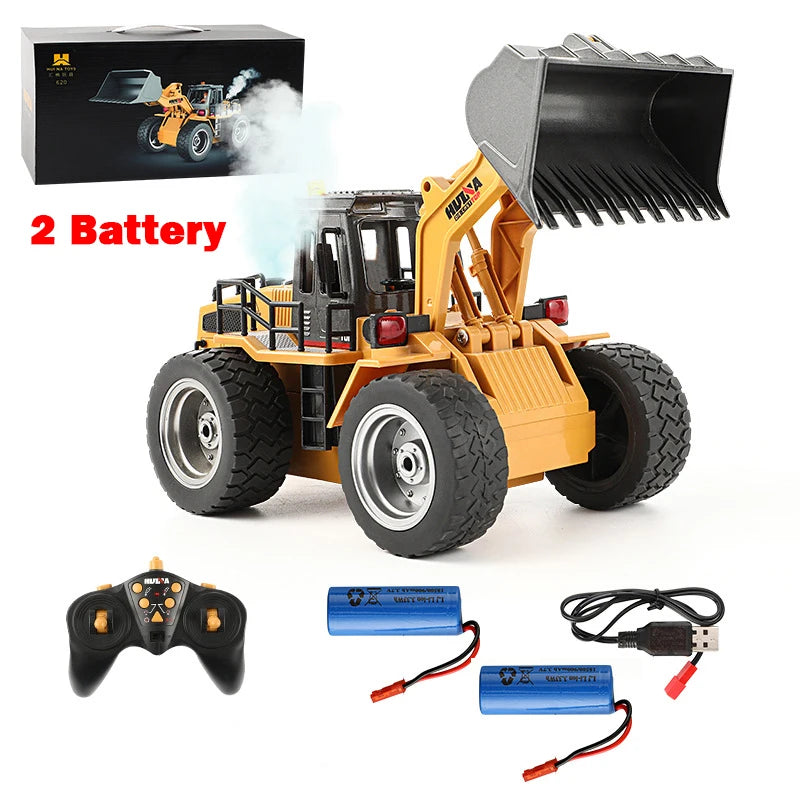 Huina 1520 1:18 RC Traktor Schaufel Spielzeug Rc Gabelstapler Engineering Auto Spielzeug Spielzeug für Kinder Junge Spielzeug Bulldozer Traktor Modell