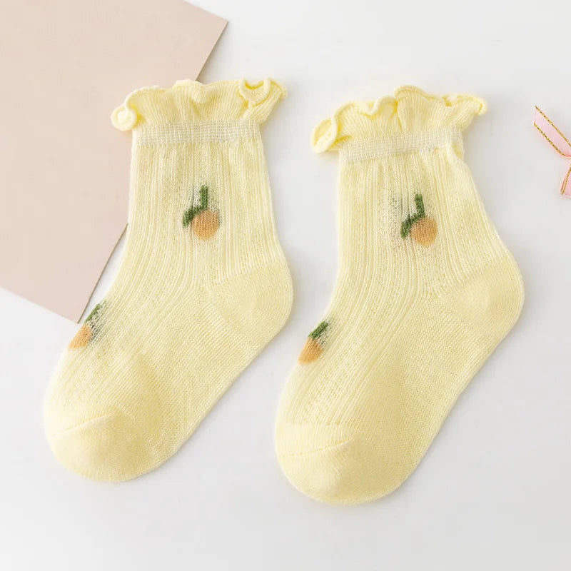 3 Paare/los Neue Neugeborenen Baby Socken Sommer Dünne Beiläufige Kinder Baby