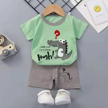 2PCS kinder Sets mutter Kinder Kleidung Jungen Mädchen T-shirt Shorts Sommer Baumwolle kurzarm Baby Kinder Kleidung Kleinkind anzug