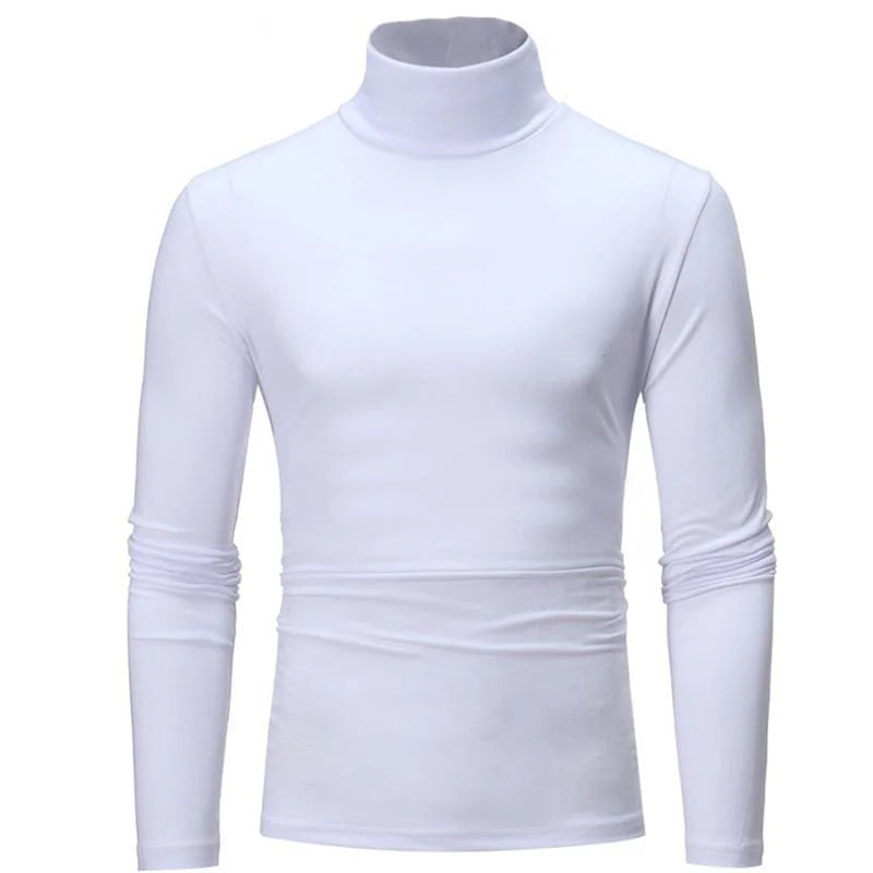 Thermo-Unterwäsche Tops Herren Winterkleidung Thermoshirt Herbst Herren Winterstrumpfhose Stehkragen Dünn Slim Fit Langarm T-Shirt