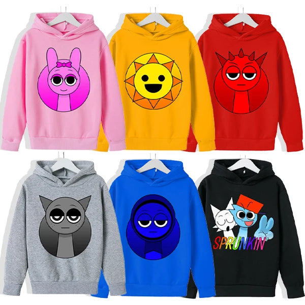 Kids Anime Cartoon Hoodie