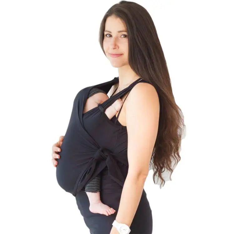 Summer Parent-Child Clothing: Multifunctional Kangaroo T-Shirt for Dad and Mom – Comfortable Vest for Babywearing, Women's Clothing