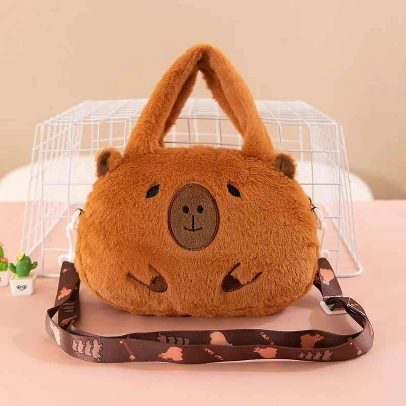 Capybara Plush Convertible Backpack